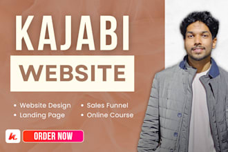 design kajabi sales page, kajabi landing page website for kajabi online course