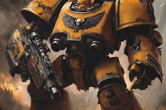draw your warhammer 40k character