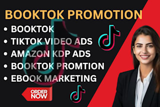 do viral booktok video ebook promotion amazon kdp book marketing advertising