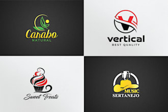 do sleek modern minimalist brand logo design