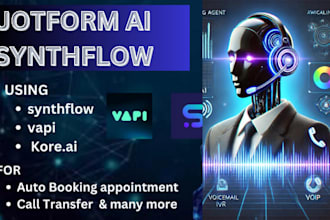 build jotform ai synthflow n8n agent, manus ai, zapier, real estate ai cold call