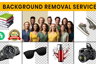 do background removal, cut out images, white, transparent and clipping path