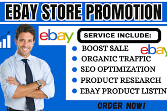 do ebay store marketing promotion boost traffic sales products SEO optimization