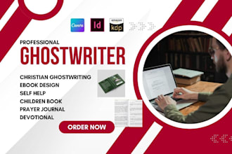 ghostwrite manuscript formatting minimalist format amazon christian ghostwriter