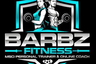 do premier gym logo, fitness, warrior, sports, and monogram