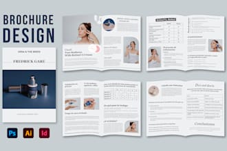 business brochure design, catalog, booklet, company profile