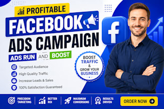 run facebook ads and manage meta ads