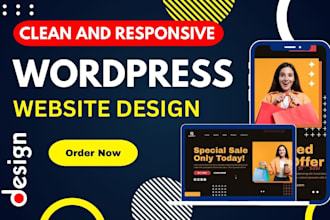 design redesign responsive wordpress website as a wordpress and elementor expert