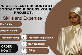 trademark registration USA trademark ein number amazon patent trademark filing