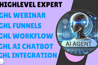build ai webinar sales agent, virtual assistant, gpt 4, gohighlevel sales funnel