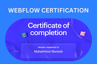design and develop webflow website with SEO setup