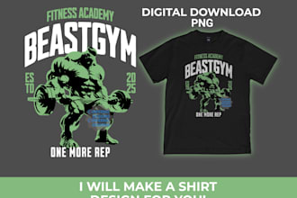 design your gym shirt