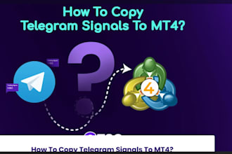 create your trade copier, forex copier, telegram signal for mt4 and mt5