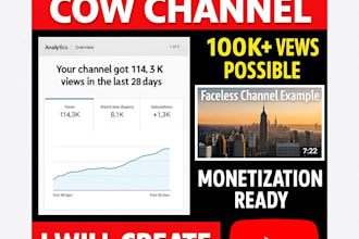 create youtube cash cow faceless channel with viral video scripts and automation