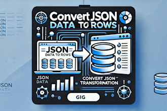 transform or convert json data from column to rows format