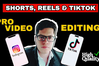 do video editing for instagram reels, ads, youtube shorts