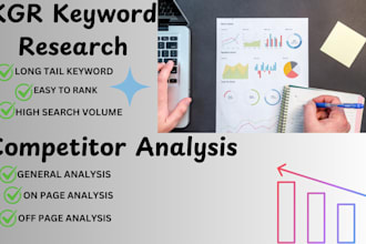 do kgr keyword research and competitor analysis for SEO success