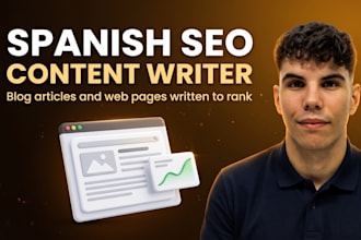 be your SEO spanish website content writer