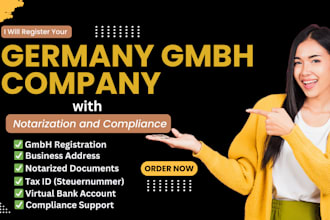register your germany gmbh company with notarization and compliance