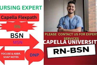 tackle capella flexpath assessments rn to msn dnp, soap notes,