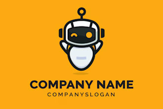 draw custom robot esport mascot logo