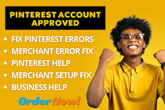 install or fix pinterest tag, catalog errors and merchant approval