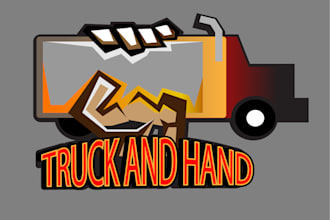 design logistic logo for transport and trucking