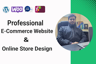 design ecommerce website and online store