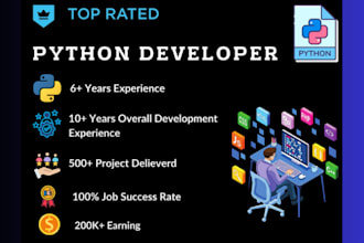 do your python, web scrapping , selenium projects