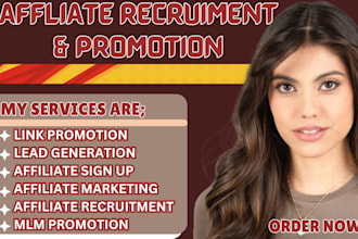 link signup affiliate recruitment affiliate program affiliate marketing
