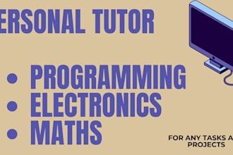 be your personal programming, electronics and math tutor