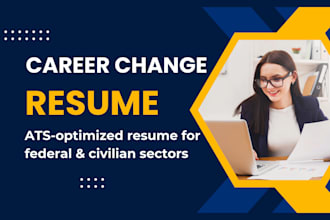 write career change resume, cover letter and linkedin for seamless transition