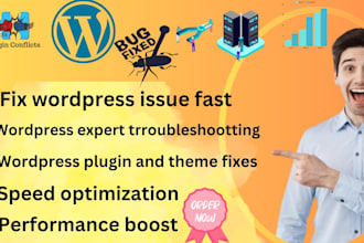 fix wordpress issues bug critical error, elementor pro, divi website expert
