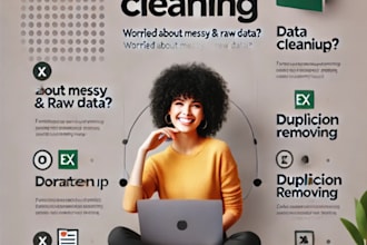 do data cleaning, merge, format, and split excel data