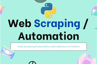 automate web task, python ai opp,web automation,selenium,ai coding,ocr,web bot