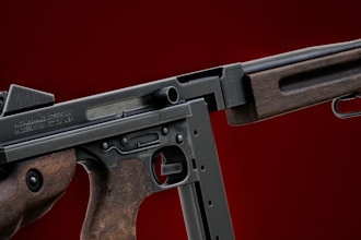 optimized game ready weapons or props in 3d