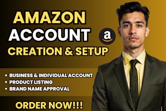 set up amazon seller central account and product listing