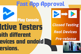 provide you testers for open closed or internal testing for play console