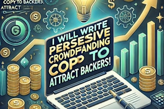 write persuasive crowdfunding copy to attract backers