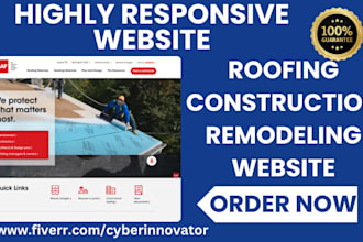 roofing website construction remodeling plumbing contractor hvac solar website
