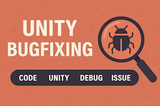 do unity bug fix and code debugging