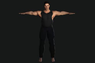 aaa realistic 3d character, face skin, lip sync, xgen hair, 4k texture, ue5 rig
