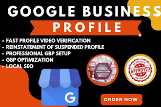 verify google business profile and optimize profile for enchanced visibility