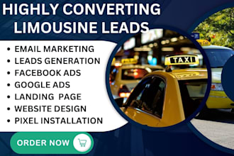 generate limo rent leads taxi booking lead limousine chauffeur lead limo website
