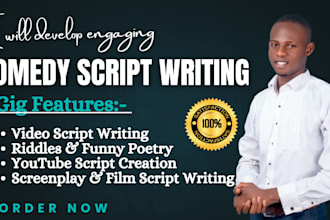 write a comedy script funny jokes short story memes humor and wedding speeches