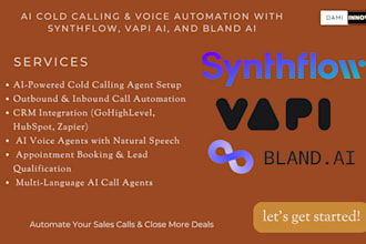 build ai calling agents using synthflow  vapi ai make com for sales call