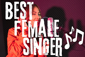 be your professional female singer songwriter, in english, german, spanish
