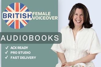 be your british female audiobook narrator