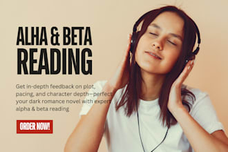 alpha read fiction beta read fantasy science novel thriller horror mystery novel