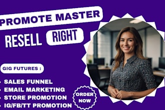 promote master resell rights course for passive income